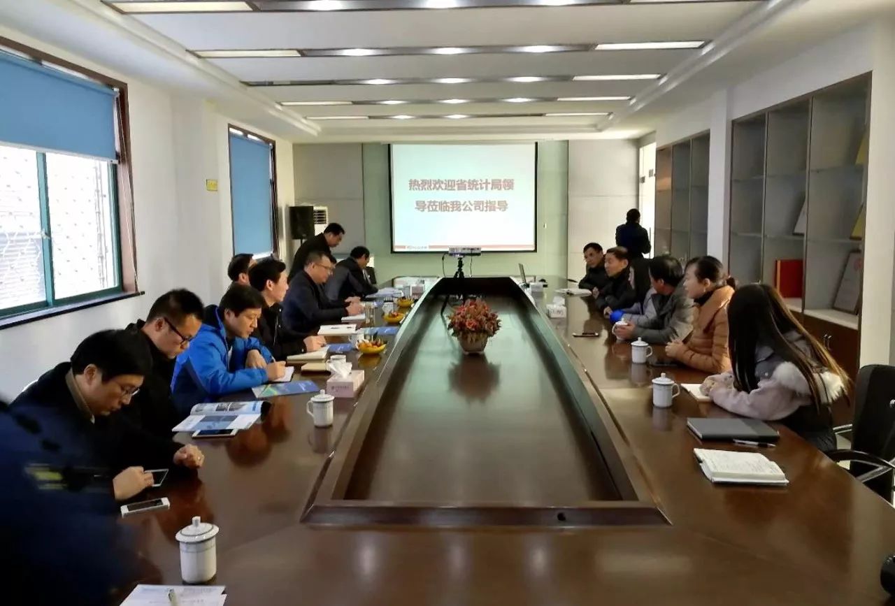 省（shěng）市統計局領導來公司（sī）調（diào）研