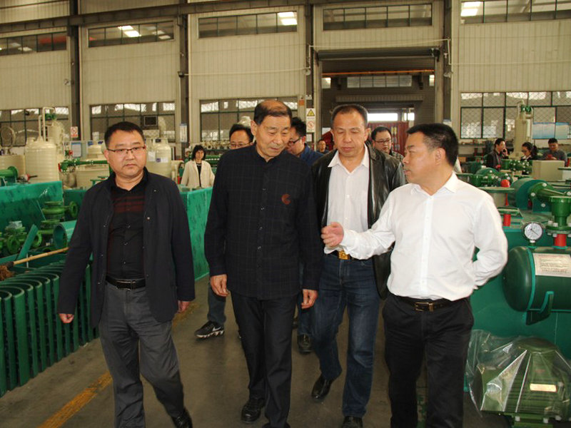 市常務（wù）副市長俞偉等（děng）市領導一行來公司走訪調研~杭（háng）州草莓视频在线工業泵有限公司